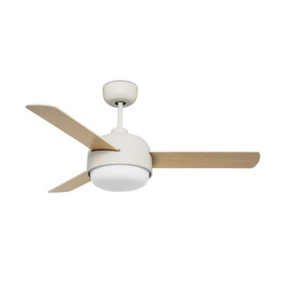Ventilatore da Soffitto Klar Beige Pale Reversibili 106.6cm Motore DC LEDS-C4 30-4864-16-F9